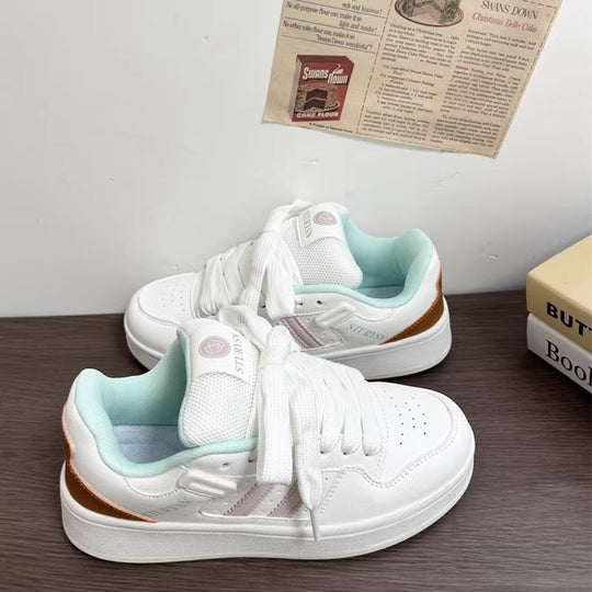 Damen Komfortable Sneakers mit atmungsaktiver Mesh-Oberfläche und dämpfender Sohle EB