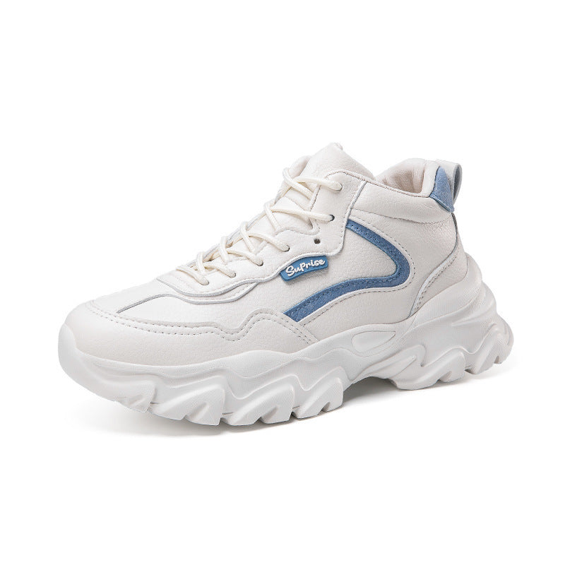 Damen Sportliche Chunky Sneaker mit praktischer Schnürung und dämpfender Sohle EB