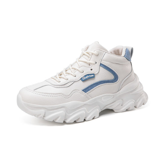 Damen Sportliche Schnürsneaker mit dämpfendem Obermaterial und rutschfester Sohle EB