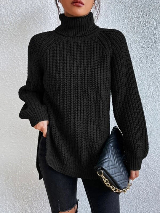 EB | Sexy Rollkragen-Strickpullover