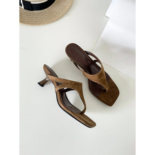 Damen Elegante Slingback-Sandaletten mit komfortablem Blockabsatz EB