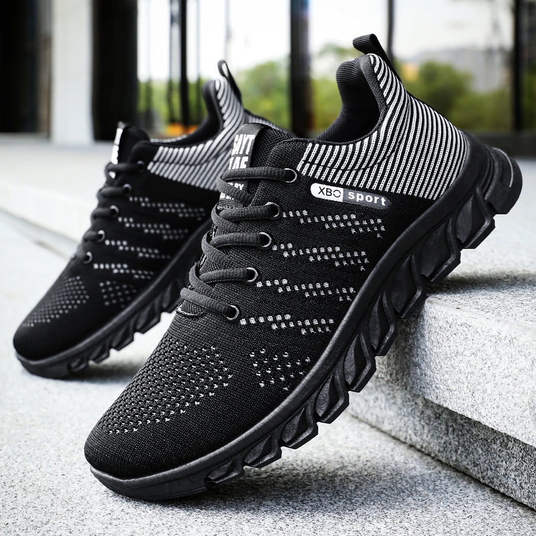 Damen Sportliche Laufschuhe mit atmungsaktiver Mesh-Oberfläche und dämpfender Sohle EB