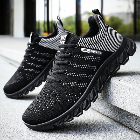 Damen Sportliche Laufschuhe mit atmungsaktiver Mesh-Oberfläche und dämpfender Sohle EB