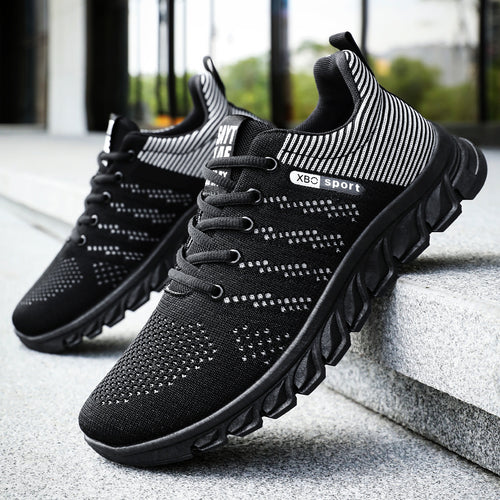 Damen Sportliche Laufschuhe mit atmungsaktiver Mesh-Oberfläche und dämpfender Sohle EB