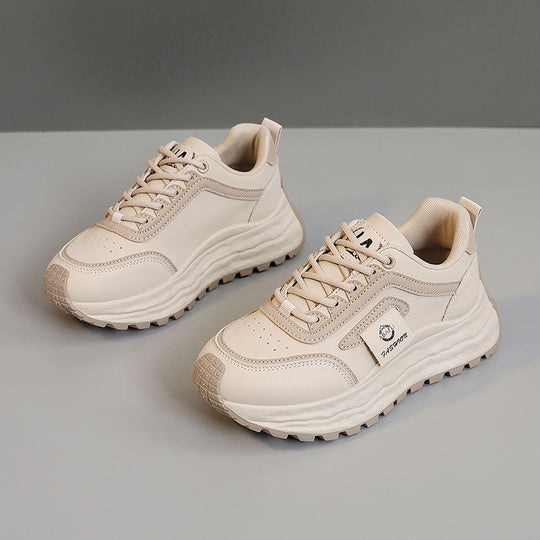 Damen Sportliche Chunky Sneakers mit rutschfester Gummisohle und atmungsaktivem Obermaterial EB