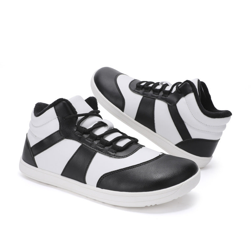 Damen modische High-Top Sneakers mit kuscheligem Innenfutter EB