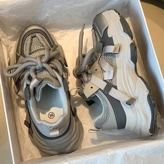 Damen Chunky-Sneaker mit atmungsaktiver Sohle und verstärktem Halt EB