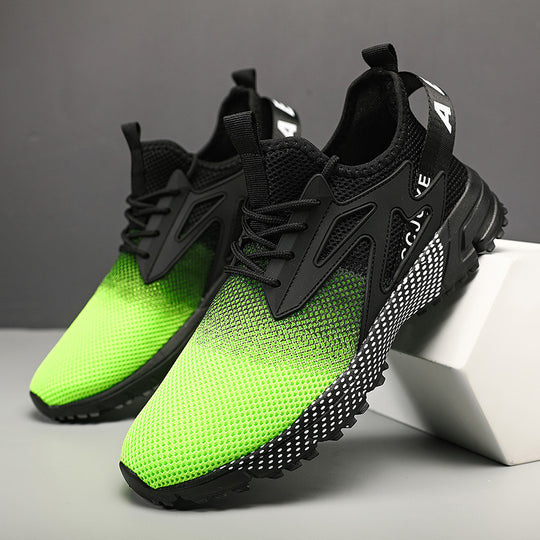 Damen Sportliche Atmungsaktive Sneakers mit rutschfester Sohle und flexiblem Design EB