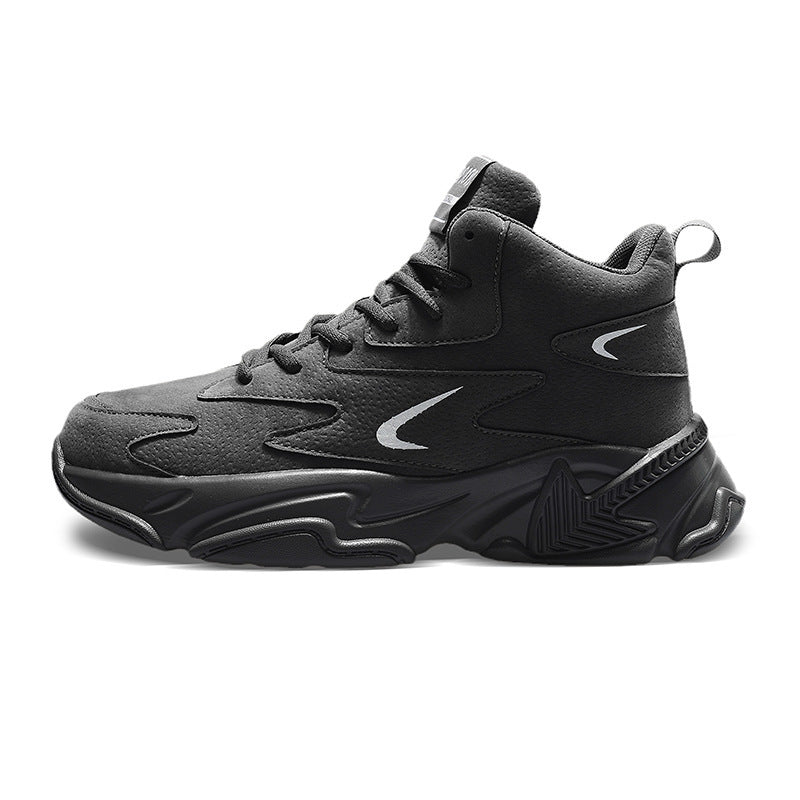 Damen Modische High-Top Sneakers mit atmungsaktivem Obermaterial und rutschfester Sohle EB