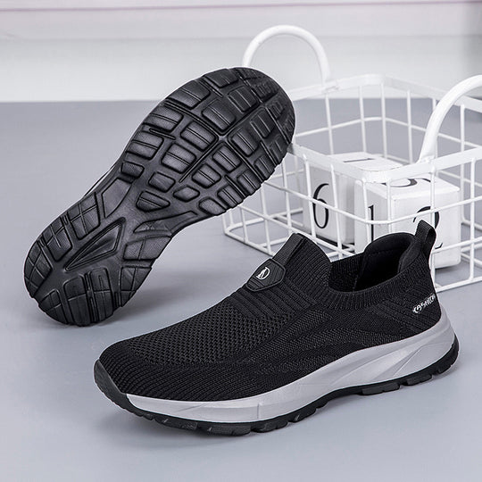 Damen Atmungsaktive Slip-On Sneakers mit flexibel dämpfender Sohle EB