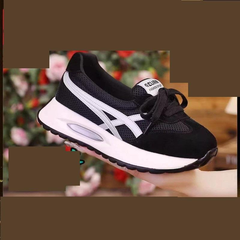 Damen Sportliche Sneaker mit atmungsaktiver Mesh-Oberfläche und gepolstertem Komfortfußbett EB
