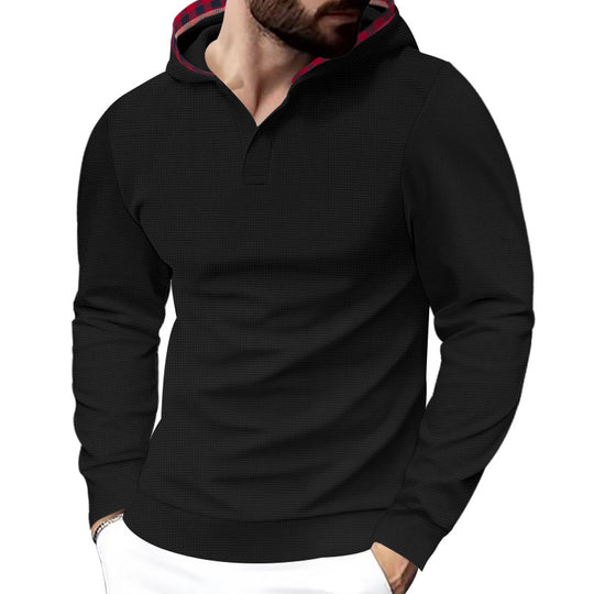 Herren Kapuzensweater mit strukturiertem Design und komfortablem Schnitt EB