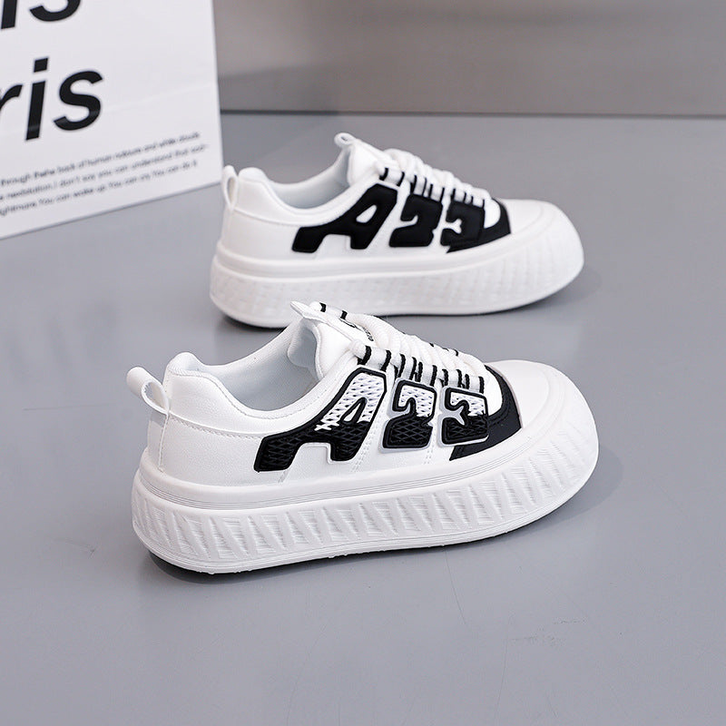 Damen modische Plateau Sneakers mit einzigartigem Design und bequemer Dämpfung EB