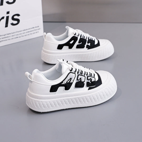 Damen modische Plateau Sneakers mit einzigartigem Design und bequemer Dämpfung EB