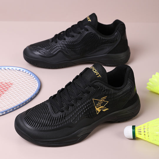 Damen Sportliche Badmintonschuhe mit rutschfester Sohle und atmungsaktiven Mesh-Einsätzen EB