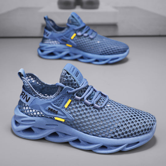 Damen Sportliche Sneakers mit atmungsaktiver Mesh-Oberfläche und flexibler Sohle EB