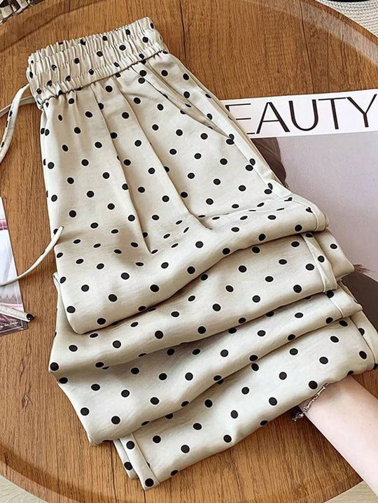Damen Polka Dots Hose EB
