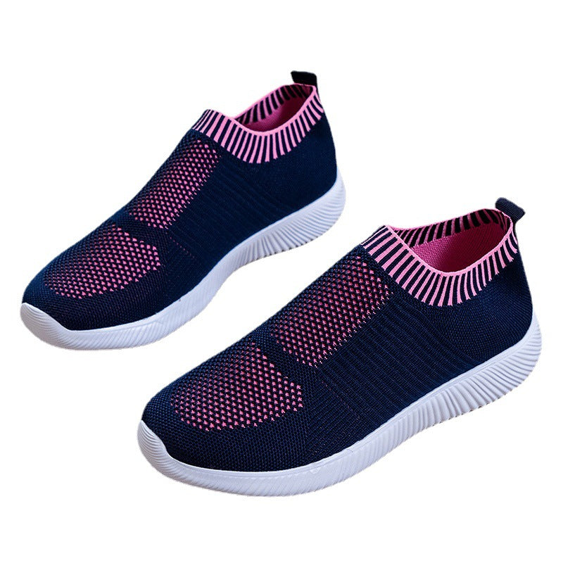 Damen atmungsaktive Sneakersocken mit elastischem Einstieg EB