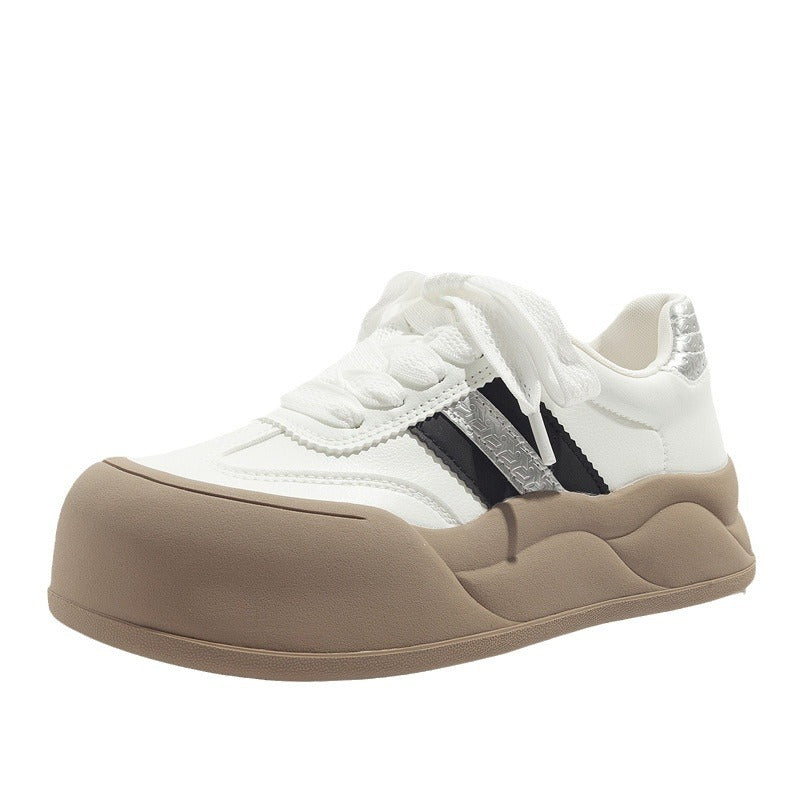 Damen Modische Sneakers mit sportlichem Design und gepolsterter Sohle EB