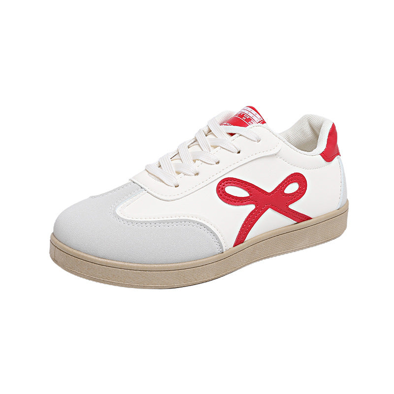 Damen Sneakers im sportlichen und eleganten Design mit rosa Akzenten EB