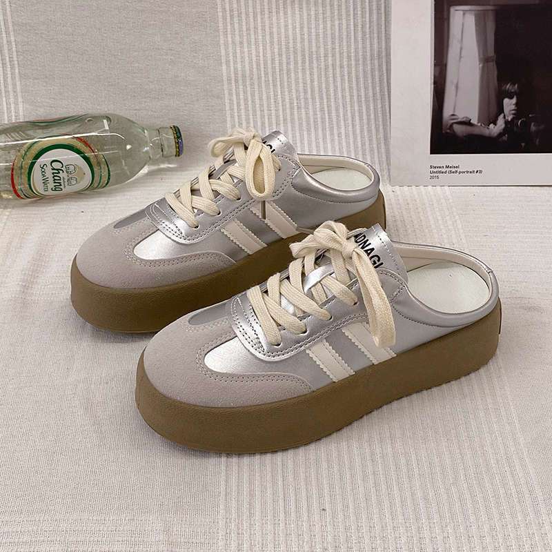 Damen Modische Plateau-Sneaker mit flexibler Sohle und atmungsaktivem Obermaterial EB