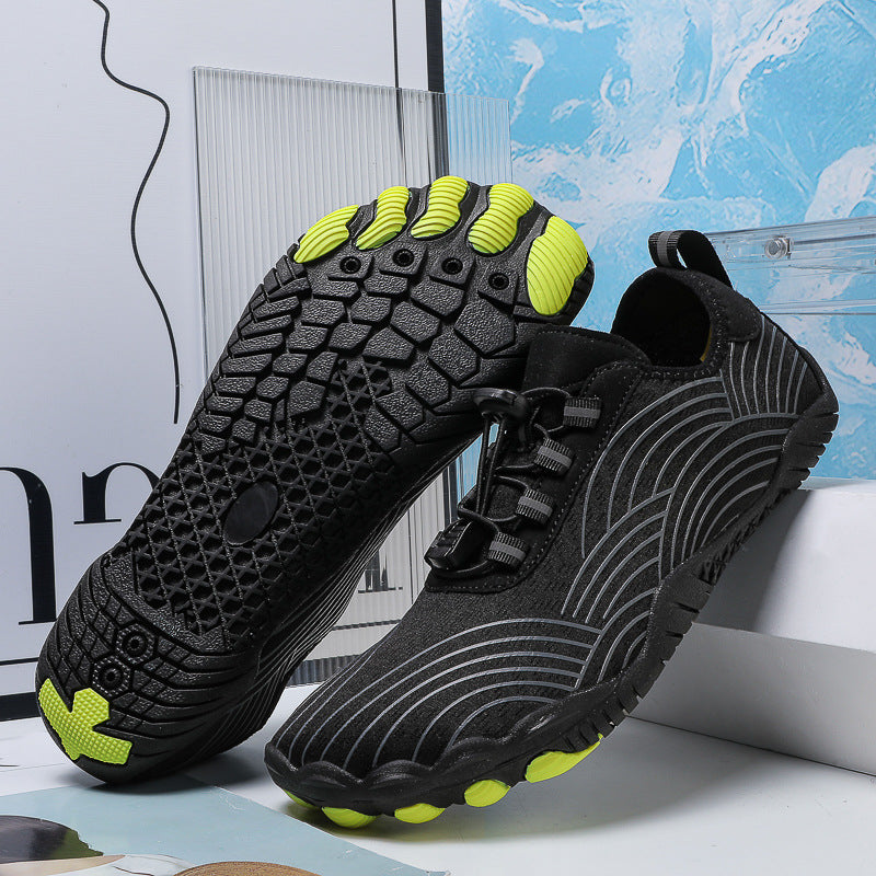 Damen Flexible Aqua-Sport-Schuhe mit atmungsaktivem Obermaterial und rutschfester Sohle EB