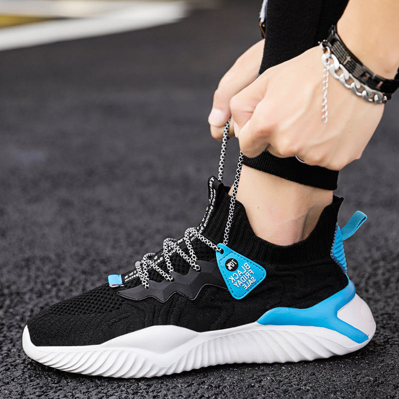 Damen Sportliche Strick-Sneaker mit bequemer Dämpfung EB