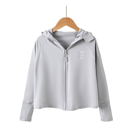 Damen Leichte Kapuzenjacke mit verspieltem Motiv EB