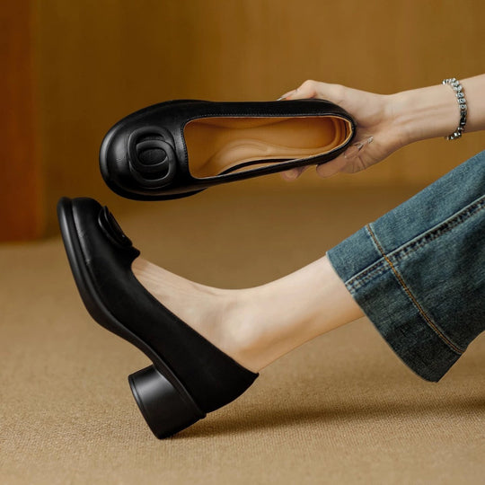 Damen Elegante Ballerinas mit Komfort-Fußbett und modischem Design EB