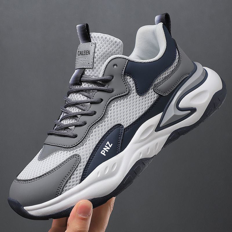 Damen Sportliche Laufschuhe mit atmungsaktivem Mesh-Obermaterial und dämpfender Sohle EB