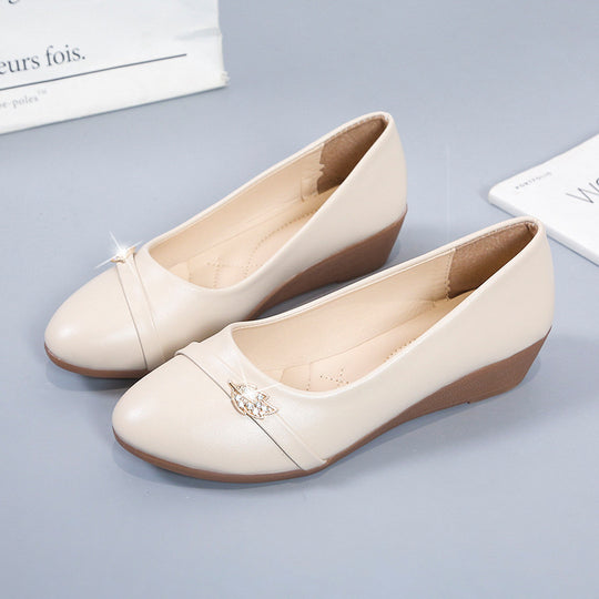Damen Ballerinas mit eleganter Schmuckverzierung und bequemer Innensohle EB