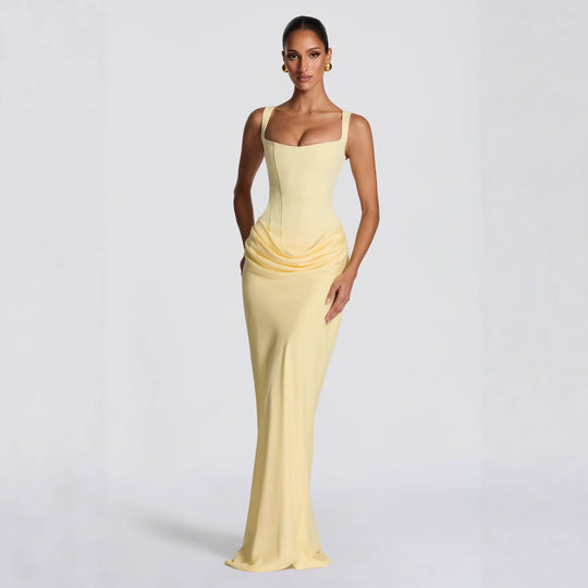 Damen Elegantes Hochzeitskleid mit Korsett-Detail EB