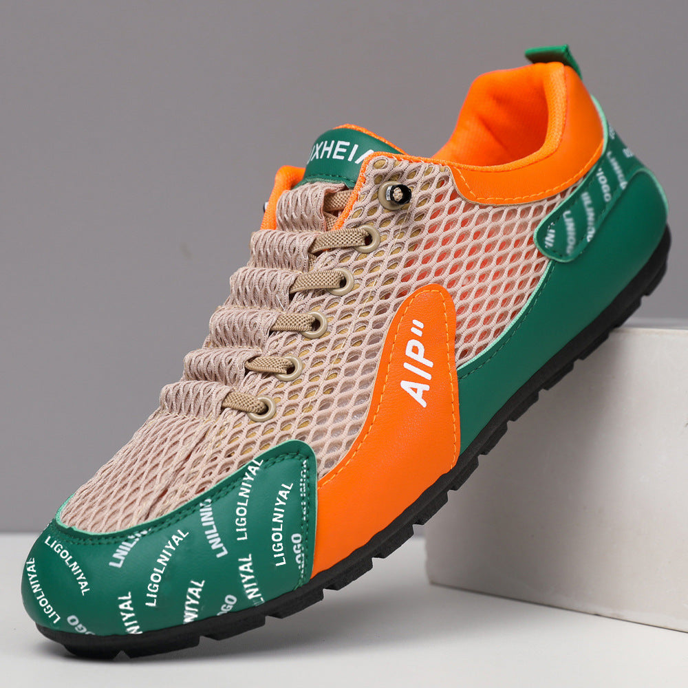 Damen Atmungsaktive und leichte Sport Sneakers mit flexibler Laufsohle EB