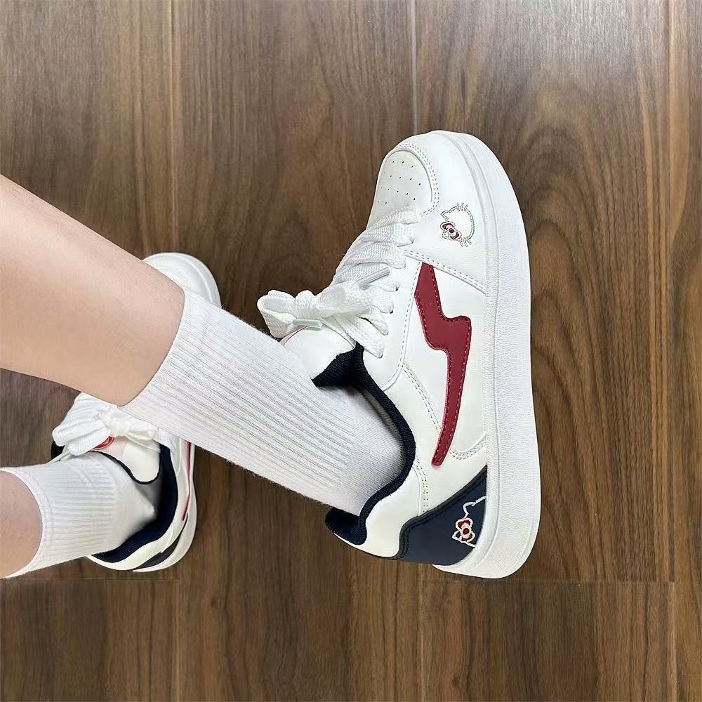 Damen Sneakers mit süßem Tierdesign und flauschigen Details EB