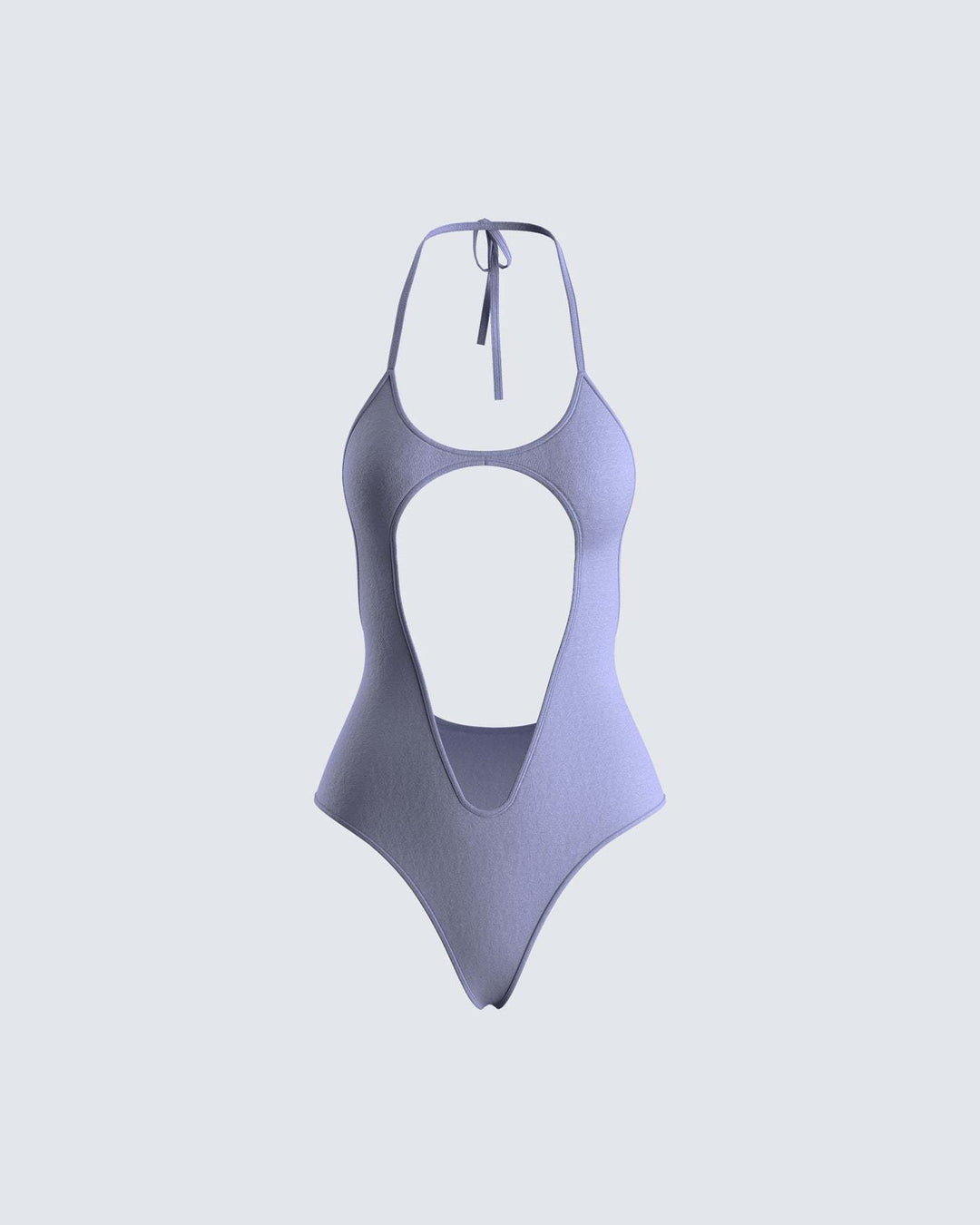 Damen Sportlicher Badeanzug mit innovativem Rückenausschnitt EB