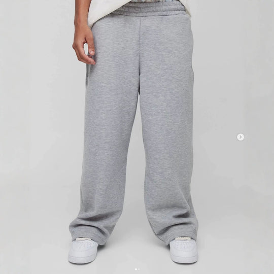 Unisex Thermo-Fleece-Jogginghose mit wärmender Innenbeschichtung, elastischem Komfortbund und geradem Bein EB
