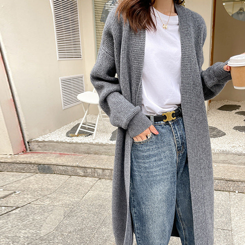 Damen Strickcardigan mit lässigem Schnitt und praktischen Taschen EB