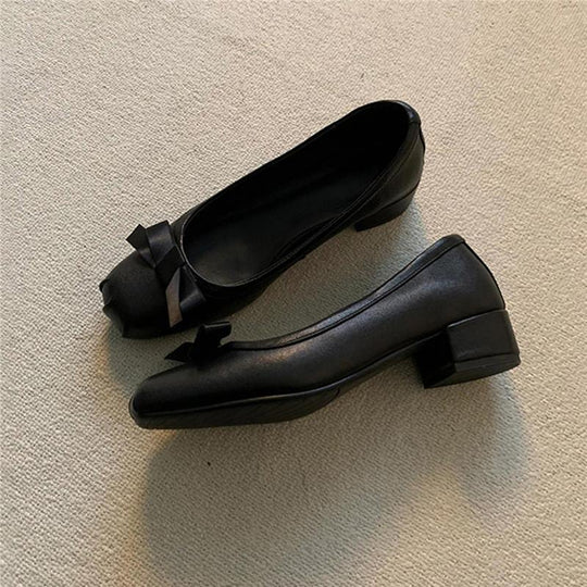 Damen elegante Ballerinas mit modischem Schleifen-Verzierungsdesign EB