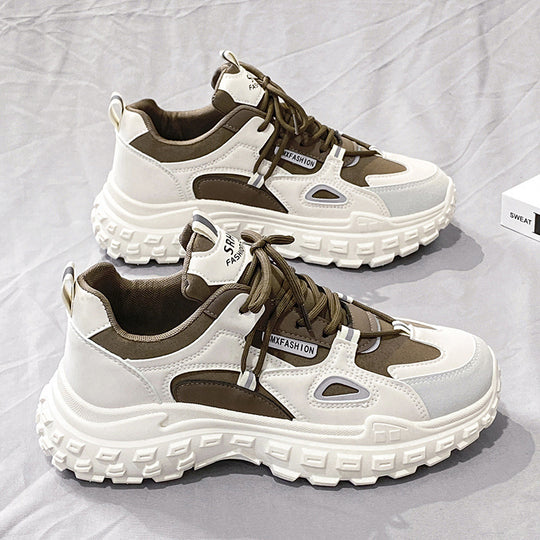 Damen Sportliche Chunky Sneakers mit ausgezeichneter Dämpfung und rutschfester Sohle EB