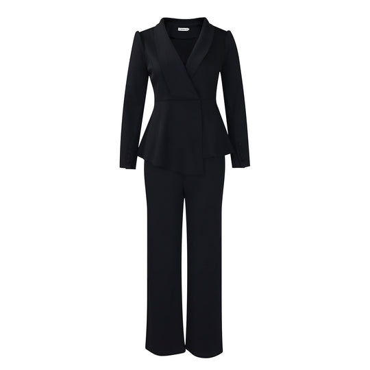 Damen Elegantes Blazer-Hosen-Set EB