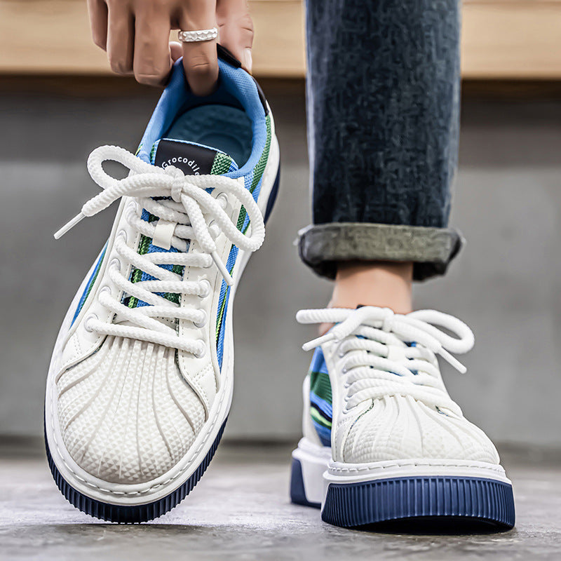 Damen Sportliche Sneakers mit stabiler Gummisohle und atmungsaktiver Mesh-Oberfläche Heidi Mode