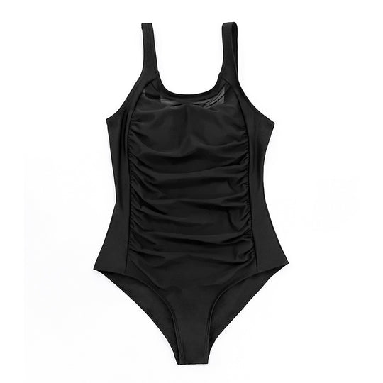 Damen Badekleid mit elegantem Mesh-Einsatz EB