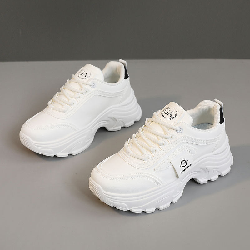 Damen Trendige Chunky Sneakers mit ausgeprägtem Sohlenprofil und atmungsaktivem Obermaterial EB