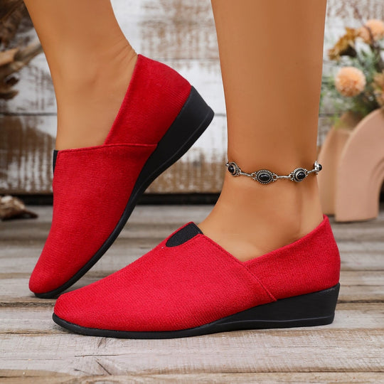 Damen Bequeme und elegante Slipper aus atmungsaktivem Material EB