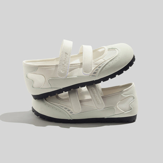 Damen Sportliche Freizeitschuhe mit verstellbarem Klettverschluss und atmungsaktiver Oberseite EB