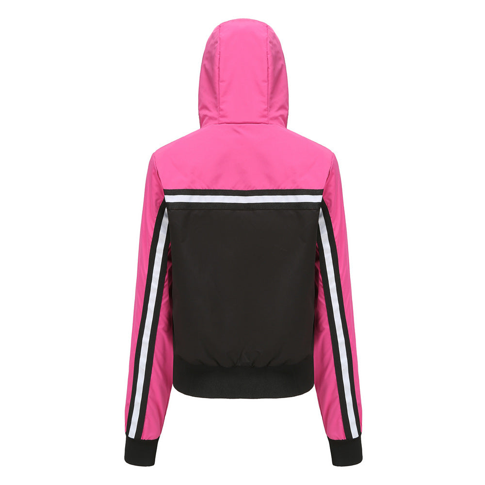 Damen sportliche Jacke mit modernen Streifenelementen EB