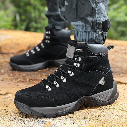 Herren Wetterschutz Stiefel mit verstärktem Knöchelschutz und rutschfester Sohle EB