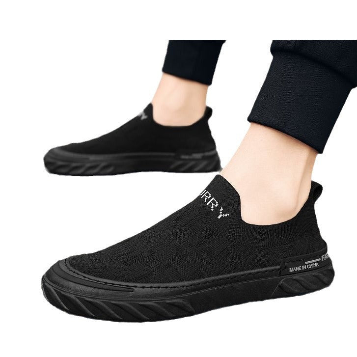 Damen Sportliche Slip-On Sneakers mit flexiblem Design und rutschfester Laufsohle EB