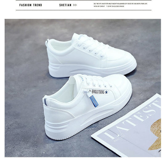 Damen Sneakers mit modischem Design und gebauchter Sohle EB
