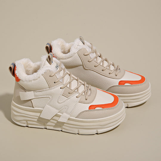 Damen Hohe Sneakers mit weichem Innenfutter und modischem Design EB